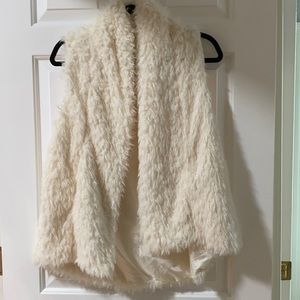 Off White Fur Vest